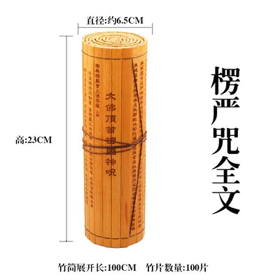 Ancient Chinese Cultural Classical Scroll Slip Bamboo Wooden Slips Home Decor Guiguzi Dao De Jing  Sun Zi Bing Fa Full Set