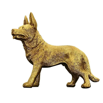 Animal Zodiac Dog Copper Ornaments Home Entrance Office Store Decor To Guard The Wealth Figurines Crafts