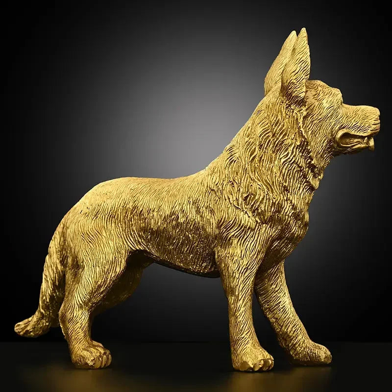 Animal Zodiac Dog Copper Ornaments Home Entrance Office Store Decor To Guard The Wealth Figurines Crafts