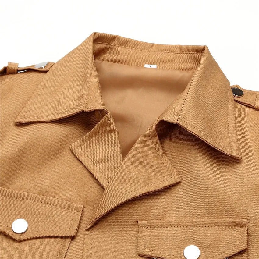 Anime Jacket Coat Shingeki no Kyojin Clothes Legion Eren Mikasa Cosplay Costumes
