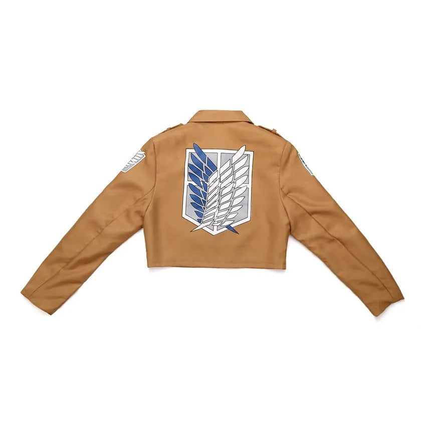 Anime Jacket Coat Shingeki no Kyojin Clothes Legion Eren Mikasa Cosplay Costumes