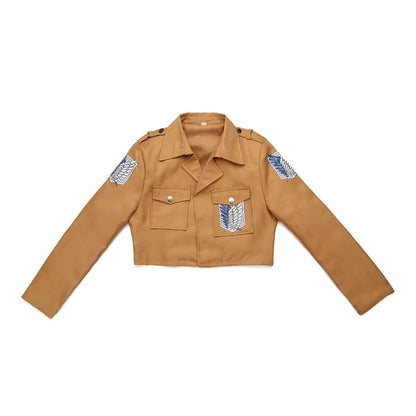 Anime Jacket Coat Shingeki no Kyojin Clothes Legion Eren Mikasa Cosplay Costumes