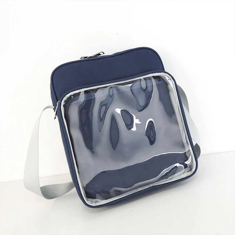 Anime Japan Style Lolita Girl JK Shoulder Bags Students Kawaii HandBags Transparent Bookbags Laptop Itabags