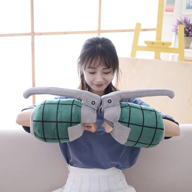Anime My Hero Academia Katsuki Bakugou Gloves Wrist Weapon Soft Pillows Cosplay Costume Christmas Halloween Gift