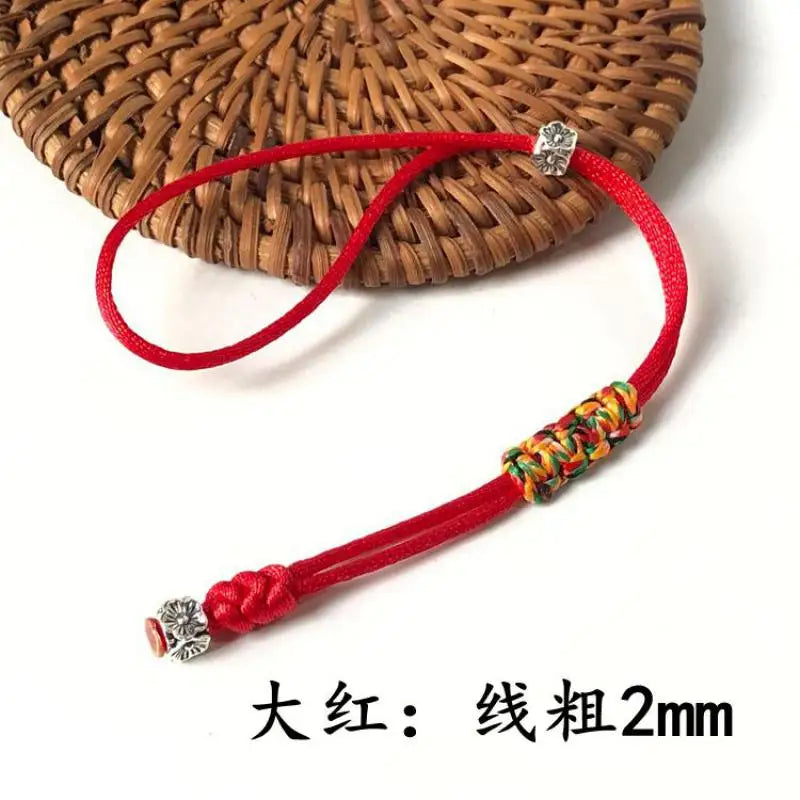 Anti Drop Rope Tied Tea Pot Lid, Hand Woven Tea Set Accessories, Purple Sand