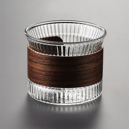 Anti Scalding Heat Insulation Glass Cup, Single Master Cup, Heat-Resistant Small Tea Cup, Thickened Kungfu Tea Cup, Drinking Cup