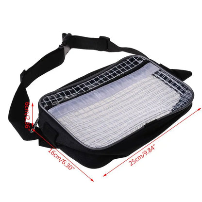 Anti-Static Cleanroom Clear Tool Bag Full Cover Pvc For Engineer Waist Bag Fanny Pack