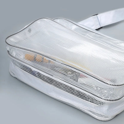 Anti Static Cleanroom Engineer Bag for Men Large Capacity Clear PVC Bags