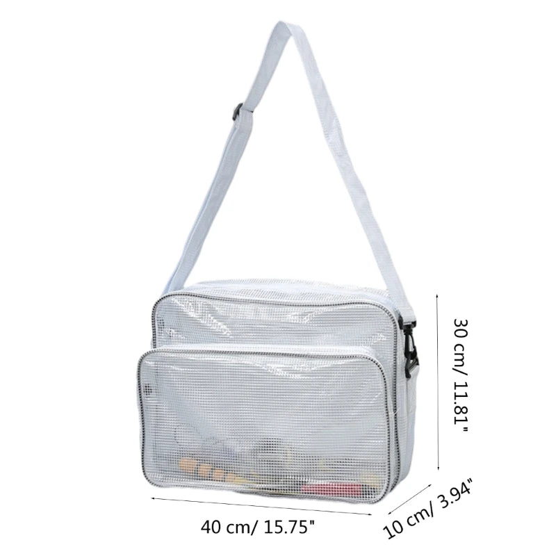 Anti Static Cleanroom Engineer Bag for Men Large Capacity Clear PVC Bags