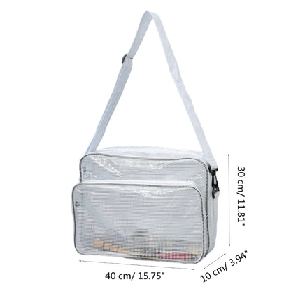 Anti Static Cleanroom Engineer Bag for Men Large Capacity Clear PVC Bags