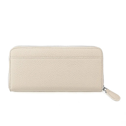 Anti Theft Brush Genuine Leather Ladies Long Purse Card RFID Hand Bag Zipper Wallet