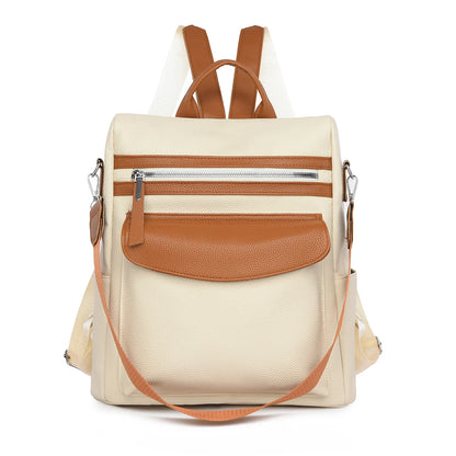 Anti Theft Travel Backpack Large Capacity School Bags For Teenage Girls Mochila 2024 New High Quality PU Leather Women Backpack