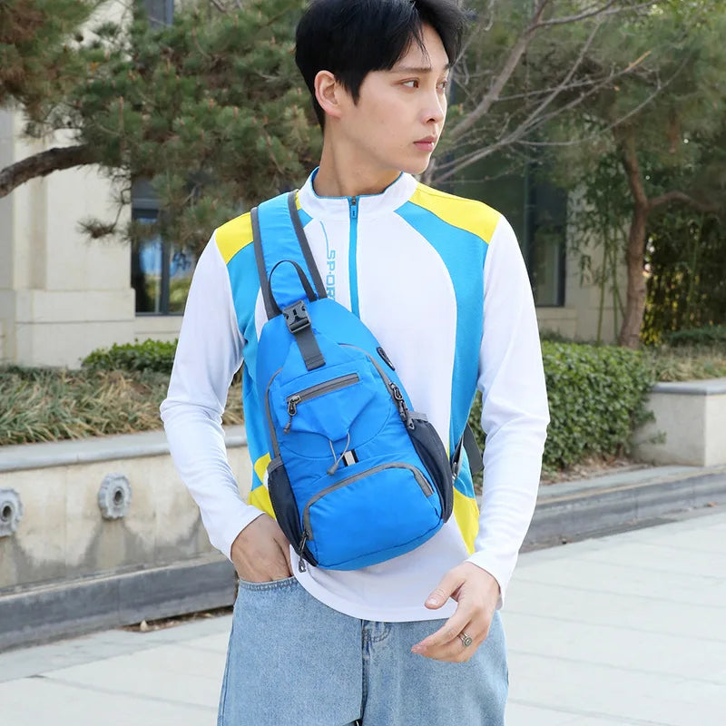 Anti-Theft Waterproof Shoulder Backpack Sling Chest Crossbody Bag Cover Pack Rucksack Bicycle Sport Carry on Weekender Bag