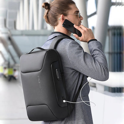 Anti-theft Backpack Men Design Luxury Waterproof School 15.6 Laptop Backpacks USB Charging Travel Bag Male Business Backpack