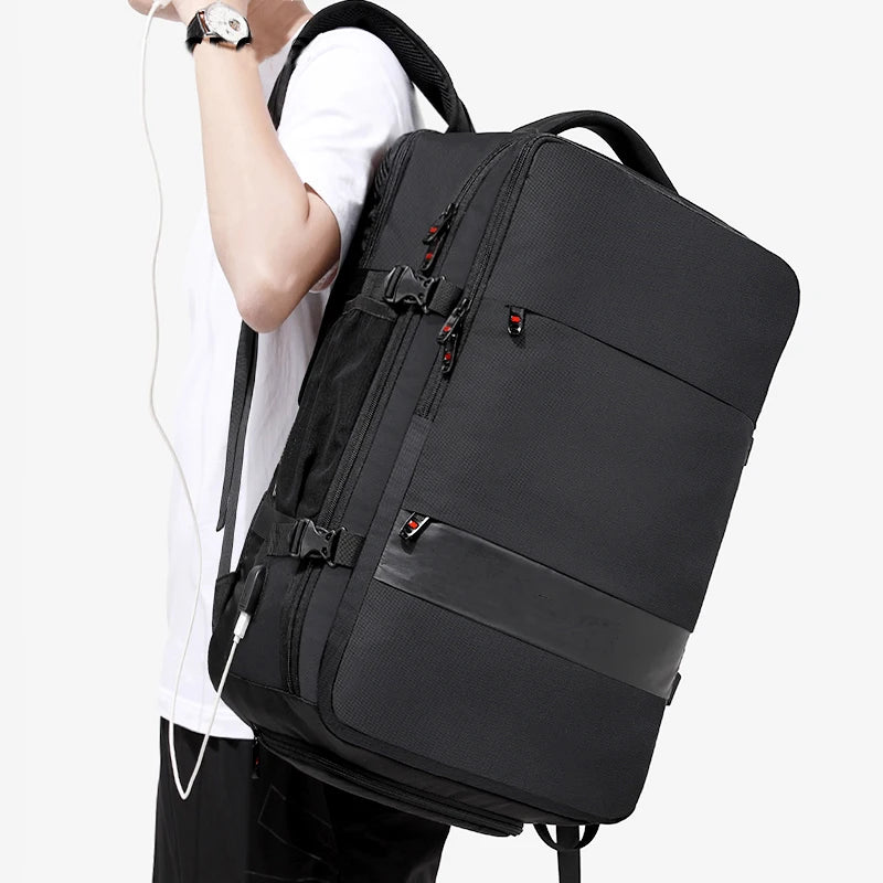 Anti-theft Expandable 15.6 Inch Laptop Backpack Men Waterproof Multifunctional Backpack Business Mochila USB Charging School Bag