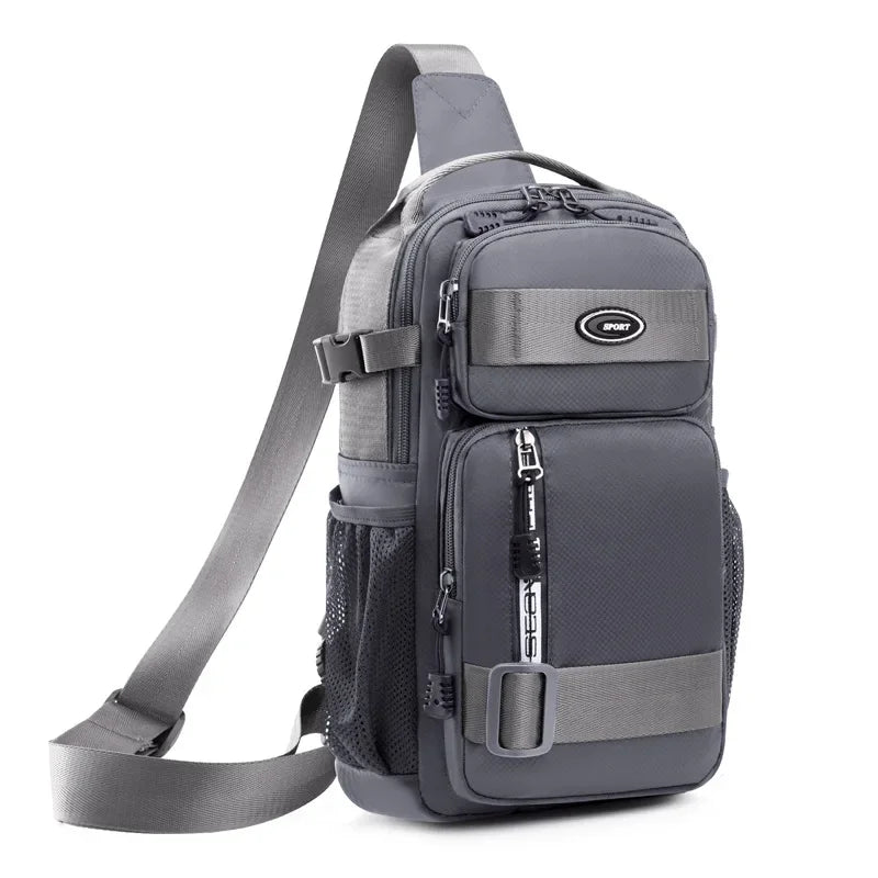 Anti-theft Men Sling Chest Crossbody Bag Carry on Weekender Fanny Pack Waterproof Traveling Running Trekking Shoulder Backpack