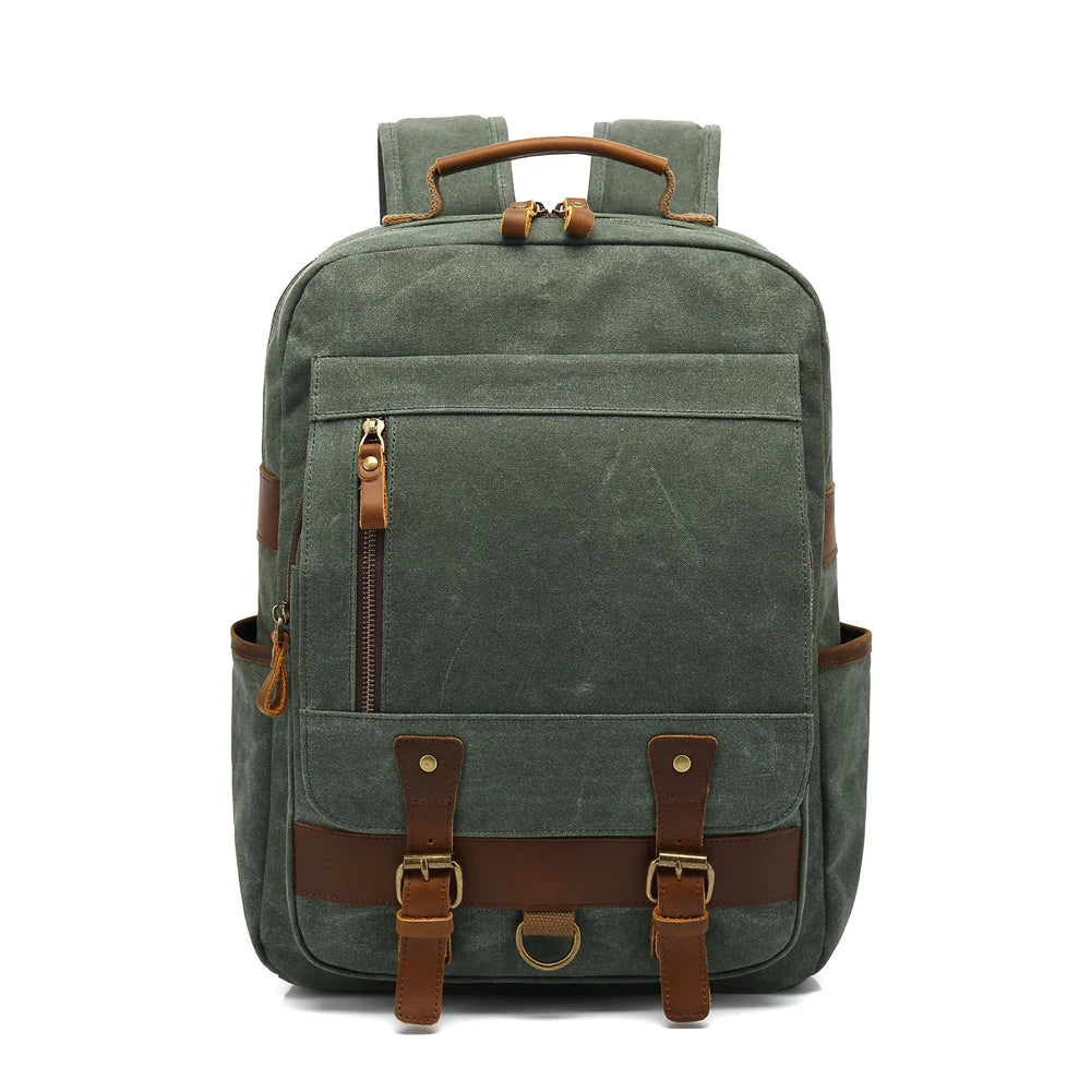 Anti theft canvas backpack school boy girls rucksack 2021 canvas backpack leather mochila travel outdoor canvas backpack