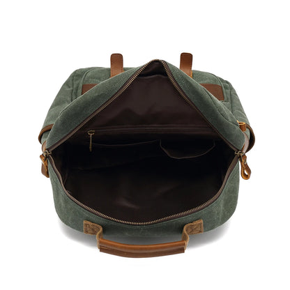 Anti theft canvas backpack school boy girls rucksack 2021 canvas backpack leather mochila travel outdoor canvas backpack