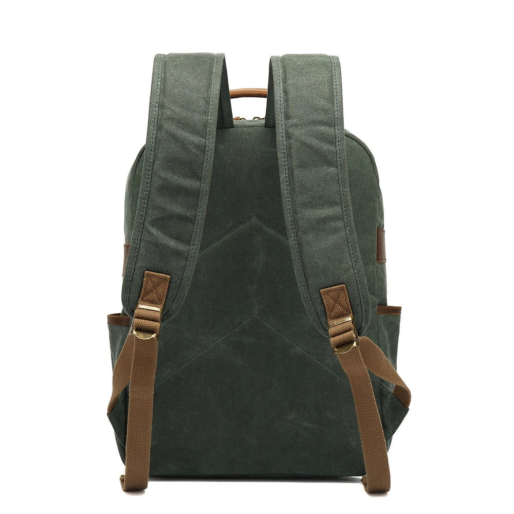 Anti theft canvas backpack school boy girls rucksack 2021 canvas backpack leather mochila travel outdoor canvas backpack