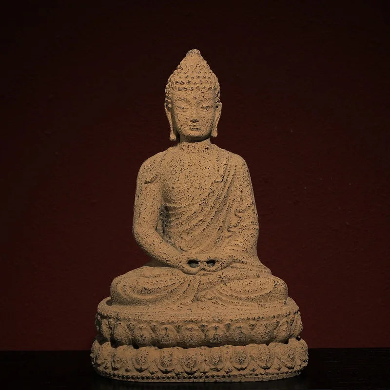 Antique Buddha statue Bodhi Decoration Lighting sitting Buddha