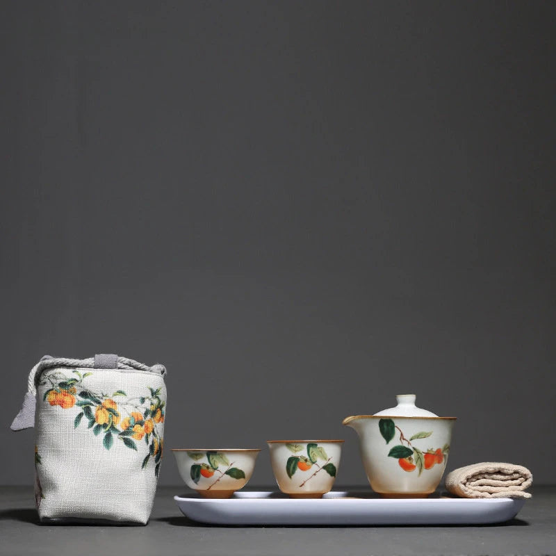 Antique Ceramic Tea Set Chinese Tea Pot and Cup Set Handmade Filter Beauty Tea Infuser Tradition Tea Ceremony Accessories