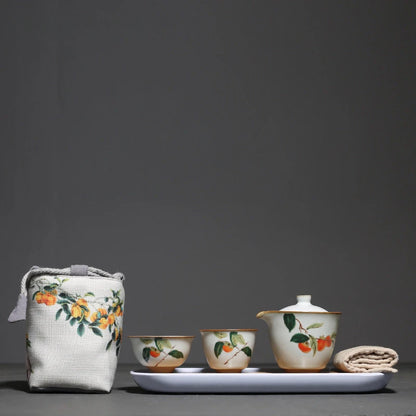 Antique Ceramic Tea Set Chinese Tea Pot and Cup Set Handmade Filter Beauty Tea Infuser Tradition Tea Ceremony Accessories