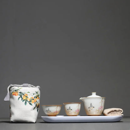 Antique Ceramic Tea Set Chinese Tea Pot and Cup Set Handmade Filter Beauty Tea Infuser Tradition Tea Ceremony Accessories