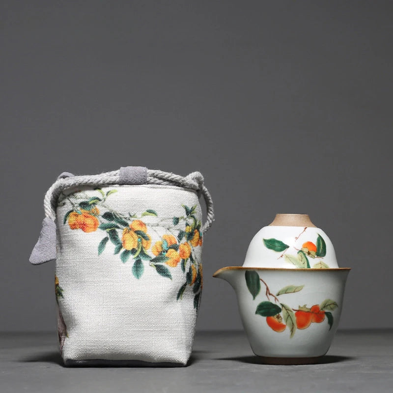 Antique Ceramic Tea Set Chinese Tea Pot and Cup Set Handmade Filter Beauty Tea Infuser Tradition Tea Ceremony Accessories