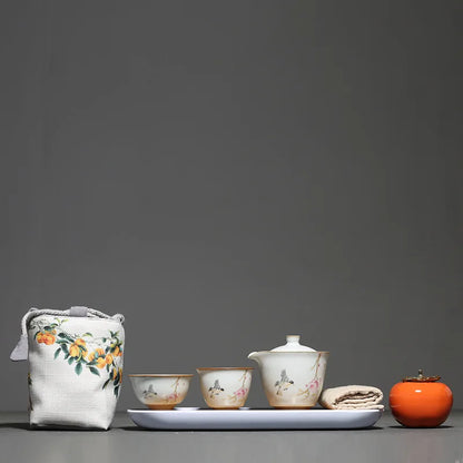Antique Ceramic Tea Set Chinese Tea Pot and Cup Set Handmade Filter Beauty Tea Infuser Tradition Tea Ceremony Accessories