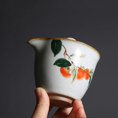 Antique Ceramic Tea Set Chinese Tea Pot and Cup Set Handmade Filter Beauty Tea Infuser Tradition Tea Ceremony Accessories