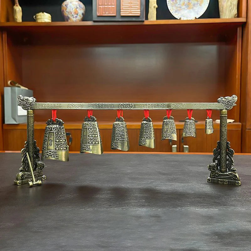 Antique Chimes Bronze Plays Musical Instruments Tea Pet Top-level Home Decorations Desktop Copper Ornaments Tea Ceremony