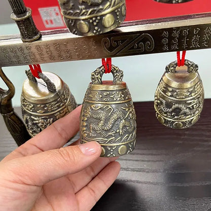 Antique Chimes Bronze Plays Musical Instruments Tea Pet Top-level Home Decorations Desktop Copper Ornaments Tea Ceremony