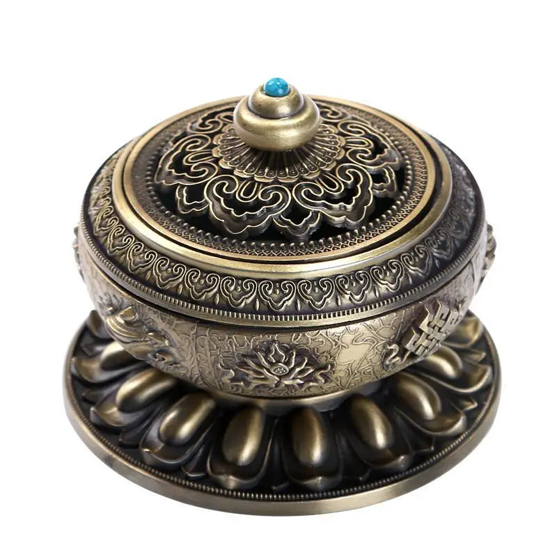 Antique Incense Burner Mascot Living Room Home Decoration Tea Buddhist Decor Incense Holder
