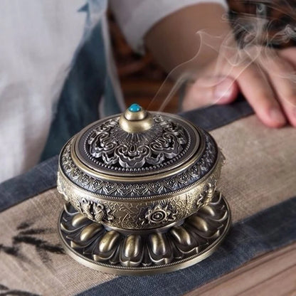 Antique Incense Burner Mascot Living Room Home Decoration Tea Buddhist Decor Incense Holder