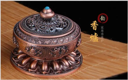 Antique Incense Burner Mascot Living Room Home Decoration Tea Buddhist Decor Incense Holder