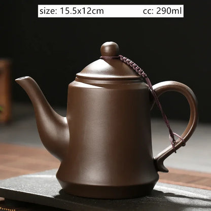 Antique Yixing Purple Clay Tea Pot Raw Ore Zhu Mud Beauty Kettle Chinese Zisha Tea Set Customized Ball Hole Filter Teapot