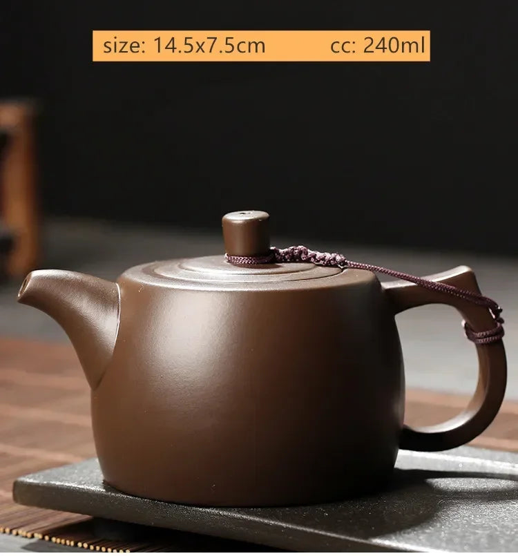 Antique Yixing Purple Clay Teapot Authentic Raw Ore Beauty Pot Household Zisha Tea Infuser Chinese Tea Ceremony Supplies
