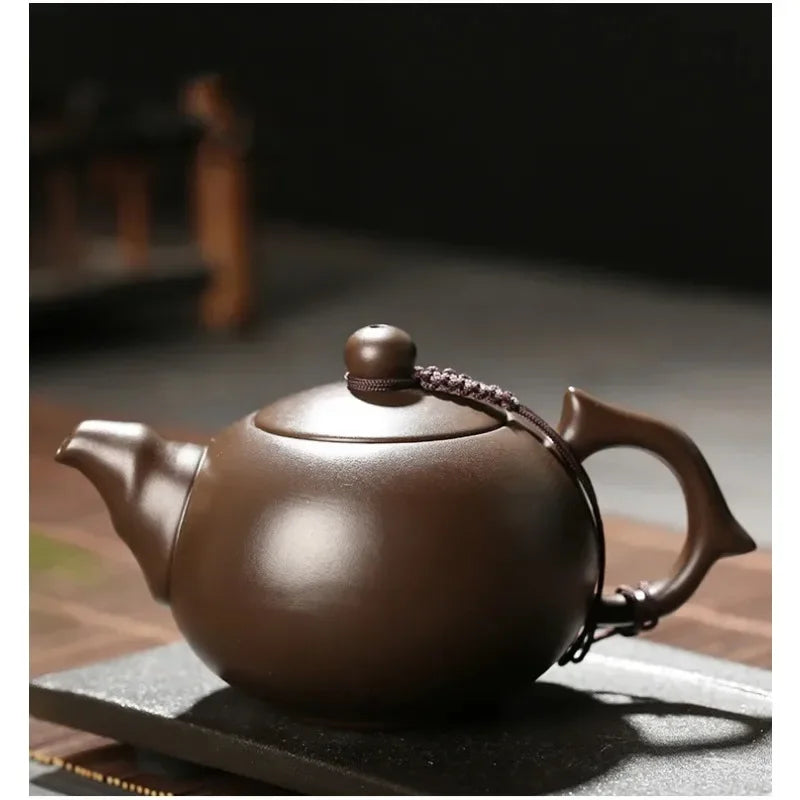Antique Yixing Purple Clay Teapot Authentic Raw Ore Beauty Pot Household Zisha Tea Infuser Chinese Tea Ceremony Supplies