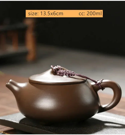 Antique Yixing Purple Clay Teapot Authentic Raw Ore Beauty Pot Household Zisha Tea Infuser Chinese Tea Ceremony Supplies