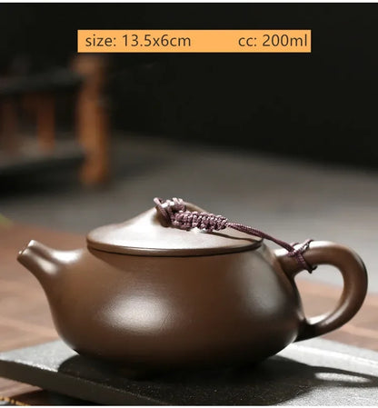 Antique Yixing Purple Clay Teapot Authentic Raw Ore Beauty Pot Household Zisha Tea Infuser Chinese Tea Ceremony Supplies