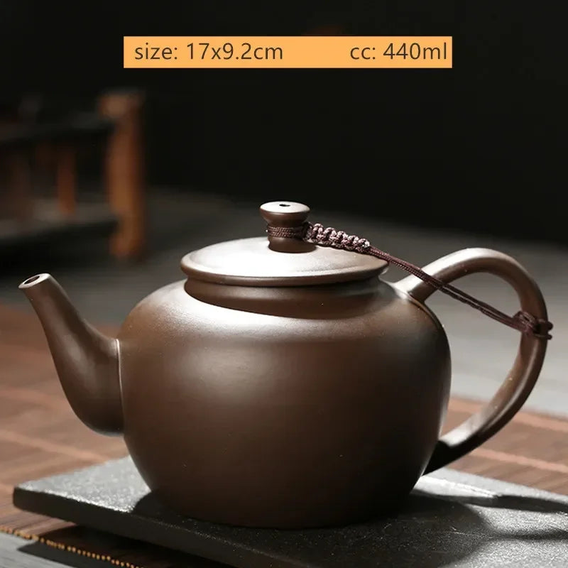 Antique Yixing Purple Clay Teapot Authentic Raw Ore Beauty Pot Household Zisha Tea Infuser Chinese Tea Ceremony Supplies