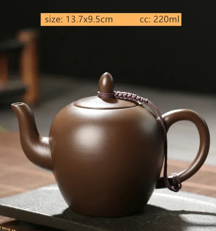 Antique Yixing Purple Clay Teapot Authentic Raw Ore Beauty Pot Household Zisha Tea Infuser Chinese Tea Ceremony Supplies