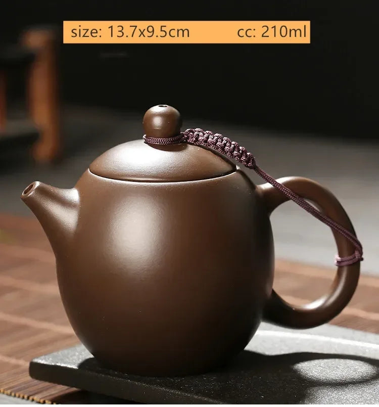 Antique Yixing Purple Clay Teapot Authentic Raw Ore Beauty Pot Household Zisha Tea Infuser Chinese Tea Ceremony Supplies