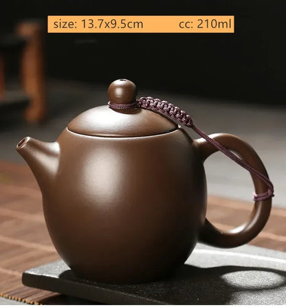 Antique Yixing Purple Clay Teapot Authentic Raw Ore Beauty Pot Household Zisha Tea Infuser Chinese Tea Ceremony Supplies
