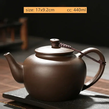 Antique Yixing Purple Clay Teapot Authentic Raw Ore Beauty Pot Household Zisha Tea Infuser Chinese Tea Ceremony Supplies