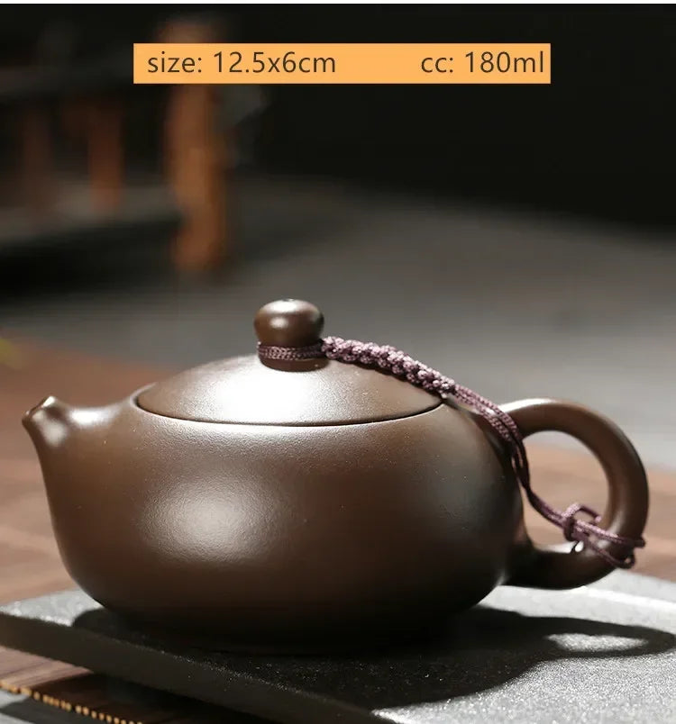 Antique Yixing Purple Clay Teapot Authentic Raw Ore Beauty Pot Household Zisha Tea Infuser Chinese Tea Ceremony Supplies