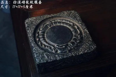 Antique and Retro Chinese Zen Decorative Ornaments, Tea Room, Household Living Room, Study Flower Pot Base, Home Decor