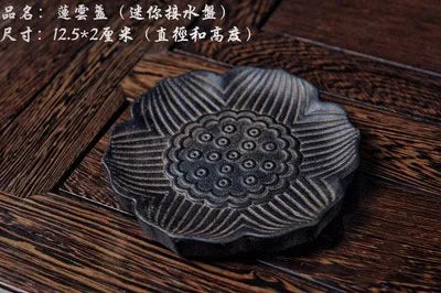 Antique and Retro Chinese Zen Decorative Ornaments, Tea Room, Household Living Room, Study Flower Pot Base, Home Decor