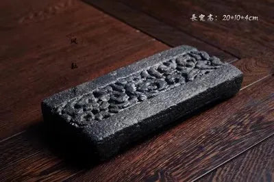 Antique and Retro Chinese Zen Decorative Ornaments, Tea Room, Household Living Room, Study Flower Pot Base, Home Decor