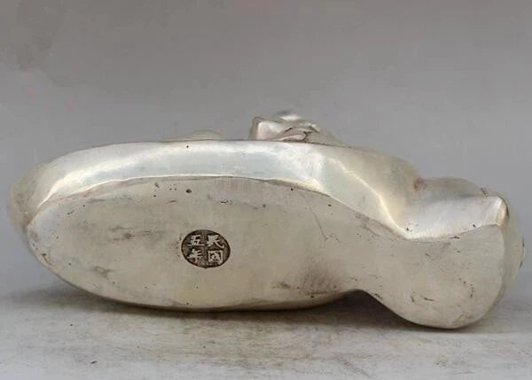 Antique bronze longevity handicraft decorative silver plated copper furnishing articles